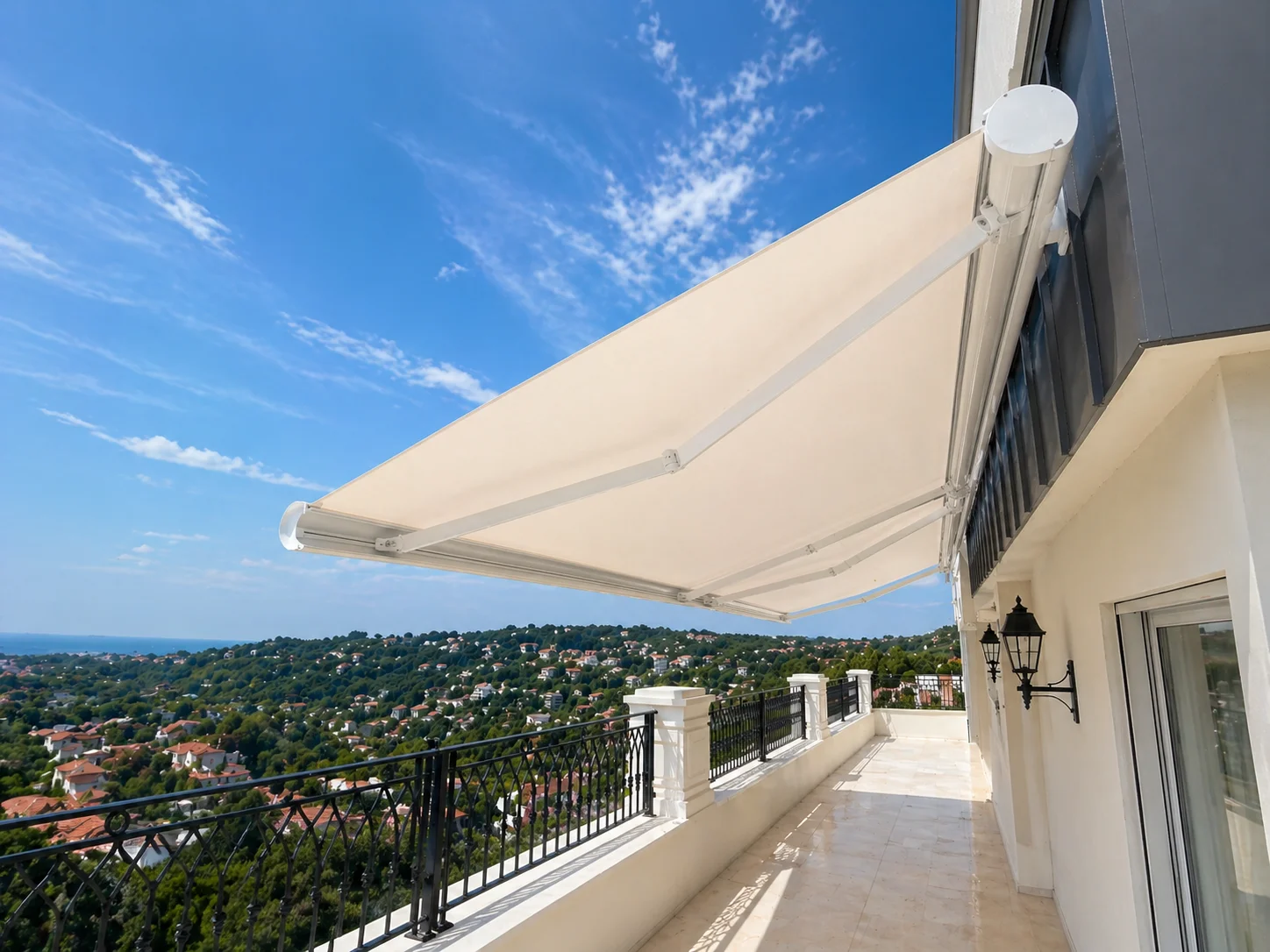 Motorised Articulated Awning