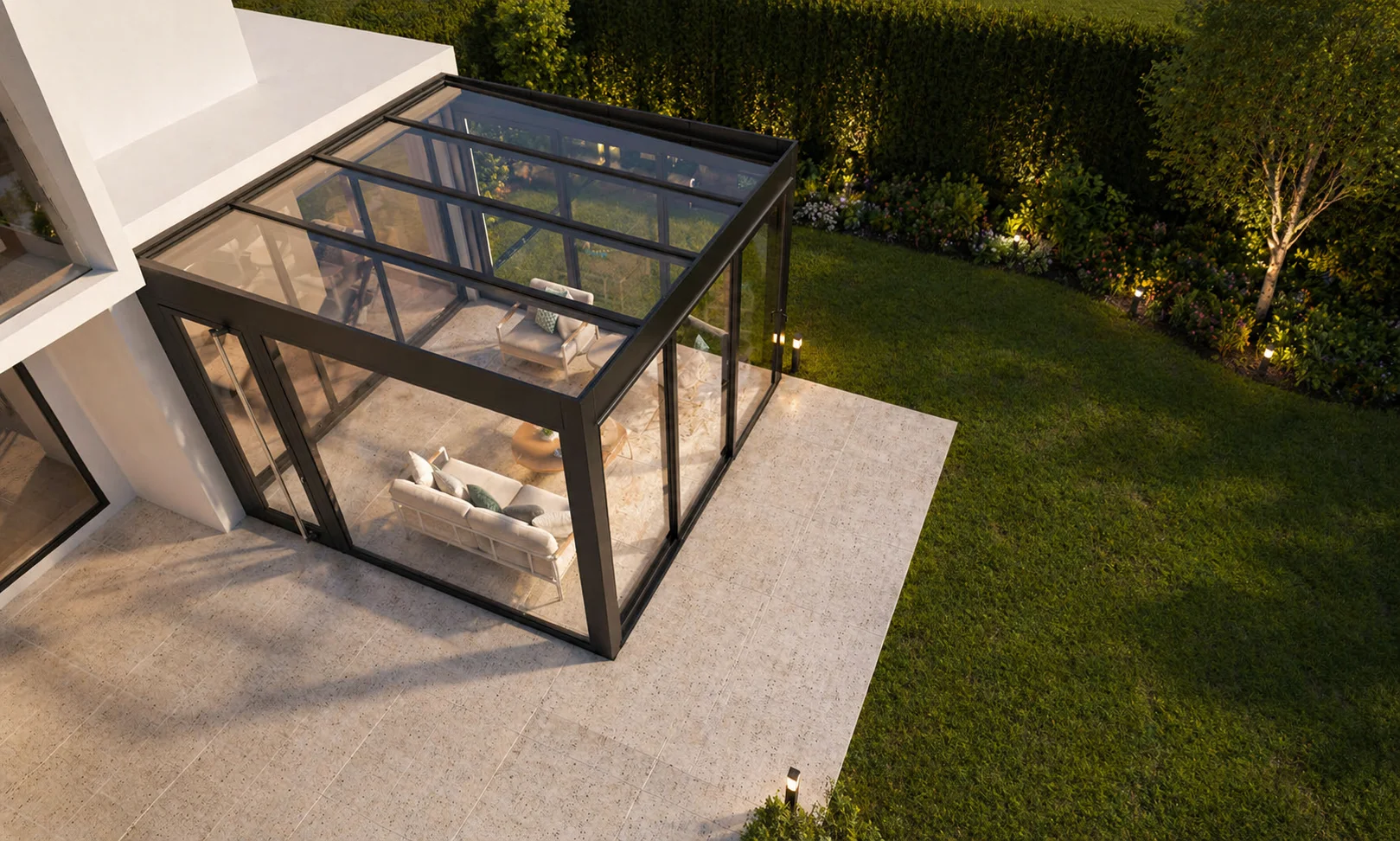 Fixed Glass Roof