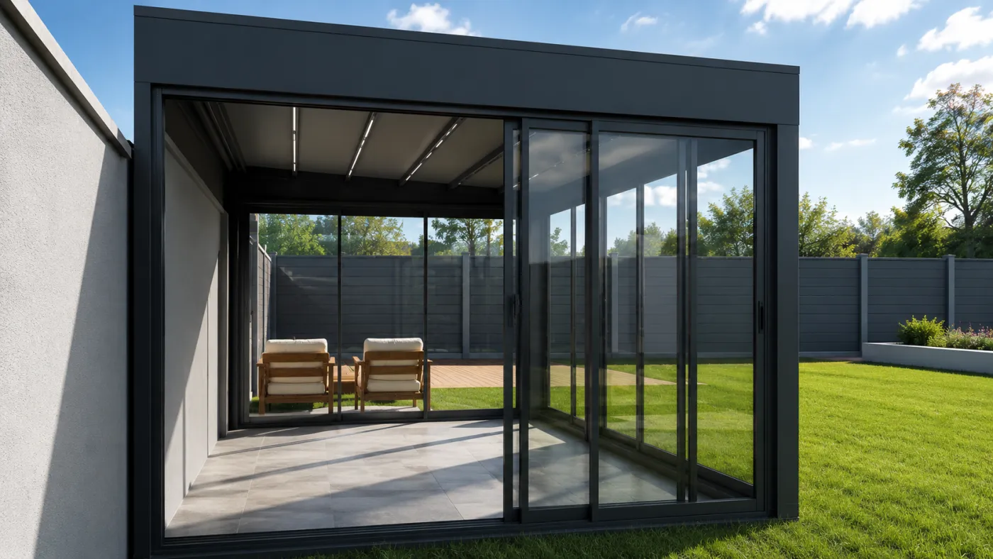 Eskişehir — Pergola and Sliding Glass System Project
